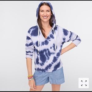 NWT, J.Crew Tie-Dye Hoodie, S